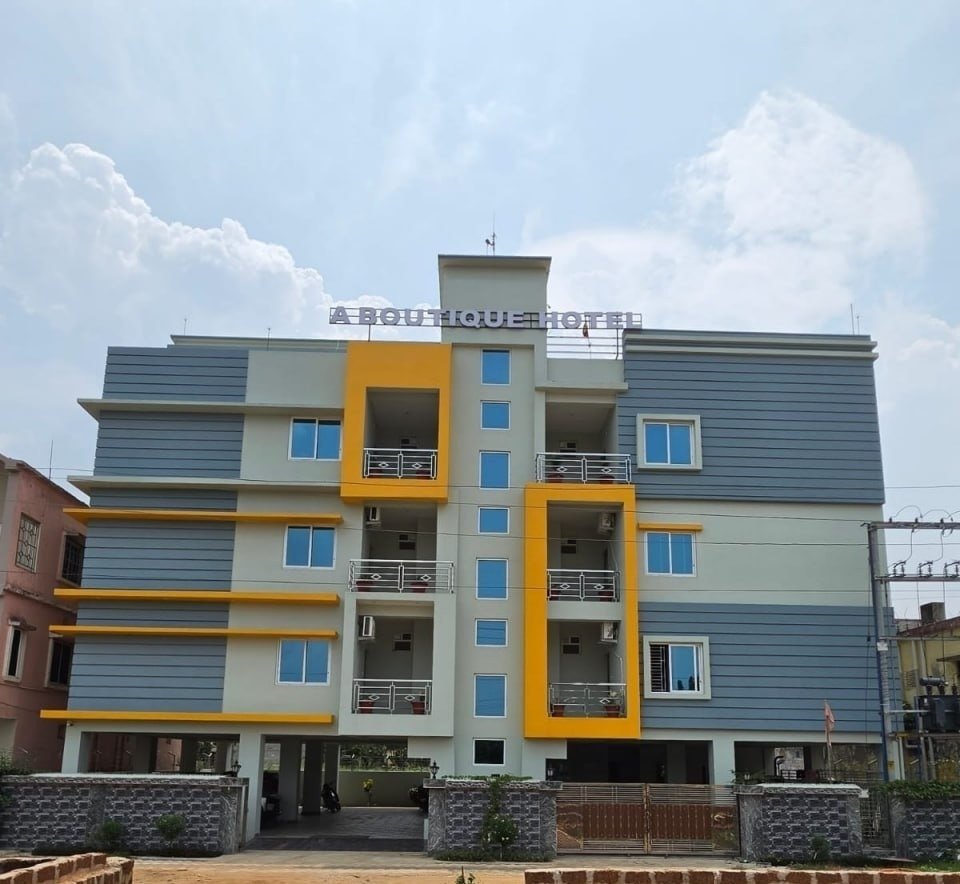 Exterior front view of A Boutique Hotel in Phulnakhara, Bhubaneswar